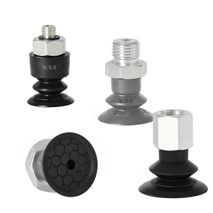 Ventosa Neumática de Silicona de Doble Capa VAC SFB con Rosca M5 para Automatización de Robots Industriales - Product Image 1