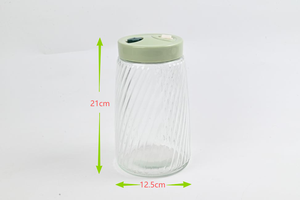 Pot <span class=keywords><strong>de</strong></span> fermentation manuel et automatique pour kimchi en verre, 36 oz, 46 oz, 60 oz, durable, multifonctionnel, moderne, récipient à cornichons, bouchon à air, pour la <span class=keywords><strong>maison</strong></span> - Product Image 4