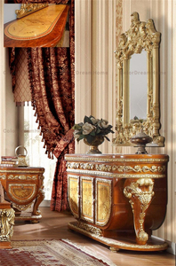 หรูหราแกะสลักบ้านห้องรับประทานอาหารเฟอร์นิเจอร์คลาสสิก Royal เก้าอี้ Lion Armchair - Product Image 4