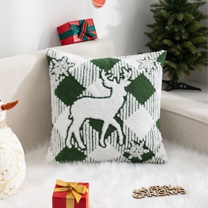 Hot bán thoải mái mềm giáng sinh gối trường hợp cây trang trí tuyết Fluffy ném gối - Product Image 3