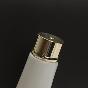 Tube cosmétique de luxe personnalisé en plastique rond à presser pour lotion - Product Image 5