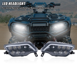 Yongjin ไฟหน้ารถ <span class=keywords><strong>ATV</strong></span> ความสว่างสูงสำหรับ <span class=keywords><strong>Honda</strong></span> Pioneer 1000 Talon Rancher 420หัวหน้าคนงาน500 Rubicon - Product Image 1