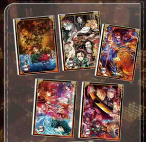 Cartes de collection ANX Culture Demon Slayer <span class=keywords><strong>Kimetsu</strong></span> <span class=keywords><strong>No</strong></span> <span class=keywords><strong>Yaiba</strong></span>, personnage d'anime, boîte de boosters, jouets pour la famille, cadeaux pour enfants - Product Image 2