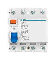 Disjoncteur différentiel CHINT NL1 RCCB 2P 4P 25A 40A 63A 30mA 100mA 300mA Type AC