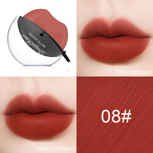Rossetto opaco all'ingrosso per il trucco impermeabile a forma di labbra pigre a lunga durata rossetto opaco - Product Image 2
