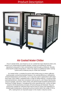 10hp 15hp Cooling 25hp soğutma Chiller makinesi su soğutucu hava soğutmalı soğutucu ünitesi