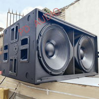 SUB 9006-AS Caisson de basses actif double 18 pouces 7200W de crête 3600W RMS 142dB RDNet Subwoofers contrôlés par DSP pour système de sonorisation de scène