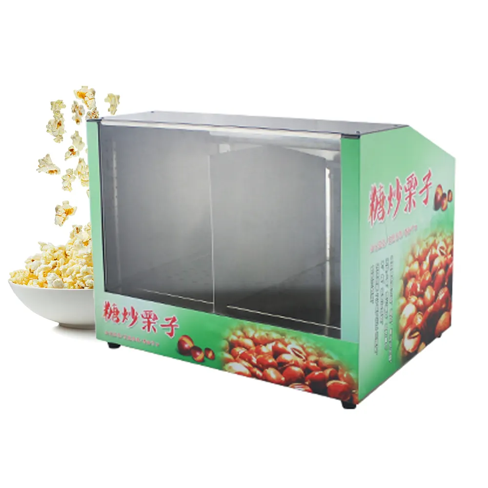 전문 버섯 카라멜 팝콘 온난화 자동 상업용 팝 옥수수 워머 난방 기계