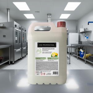 Solution désinfectante Higienizante 5000 ml avec mélange d'alcool éthylique et d'extrait de citron, qualité professionnelle - Product Image 3