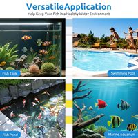 Seaoura SR-902 Strip Tes Air Akuarium Profesional 7 in 1 Warna Tidak Berluntur Perlengkapan Tes Akuarium 65/135 Buah