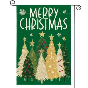 Modern Christmas Tree <b>Winter</b> Garden Hanging Flags Polyester Material Eco Friendly Factory Direct Holiday <b>Decorations</b> - Product Image 2