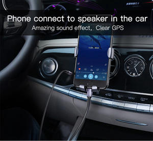 YAU20 Yesido 高品質 耐ノイズ 純正 アルミニウム合金 TYPE-C to 3.5mm Aux端子 ヘッドフォン 車載スピーカー 1M オーディオケーブル - Product Image 3