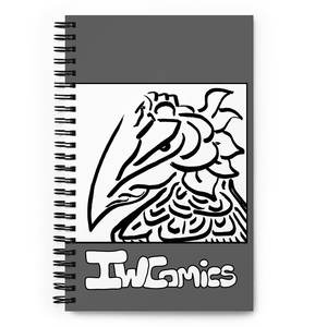 IW Comics # Quaderno a Spirale 34 Fogli Vulture con Carta per Disegno e Pittura, Rilegatura a Spirale, Ideale come Regalo - Product Image 1