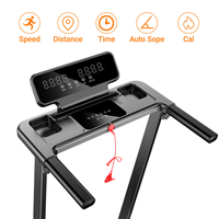 Caminadora Motorizada Plegable YUNPAO Directo de Fábrica, 2.0HP, Equipo de Gimnasio en Casa, Máquina Eléctrica para Correr, Pantalla LED, Capacidad de 120kg