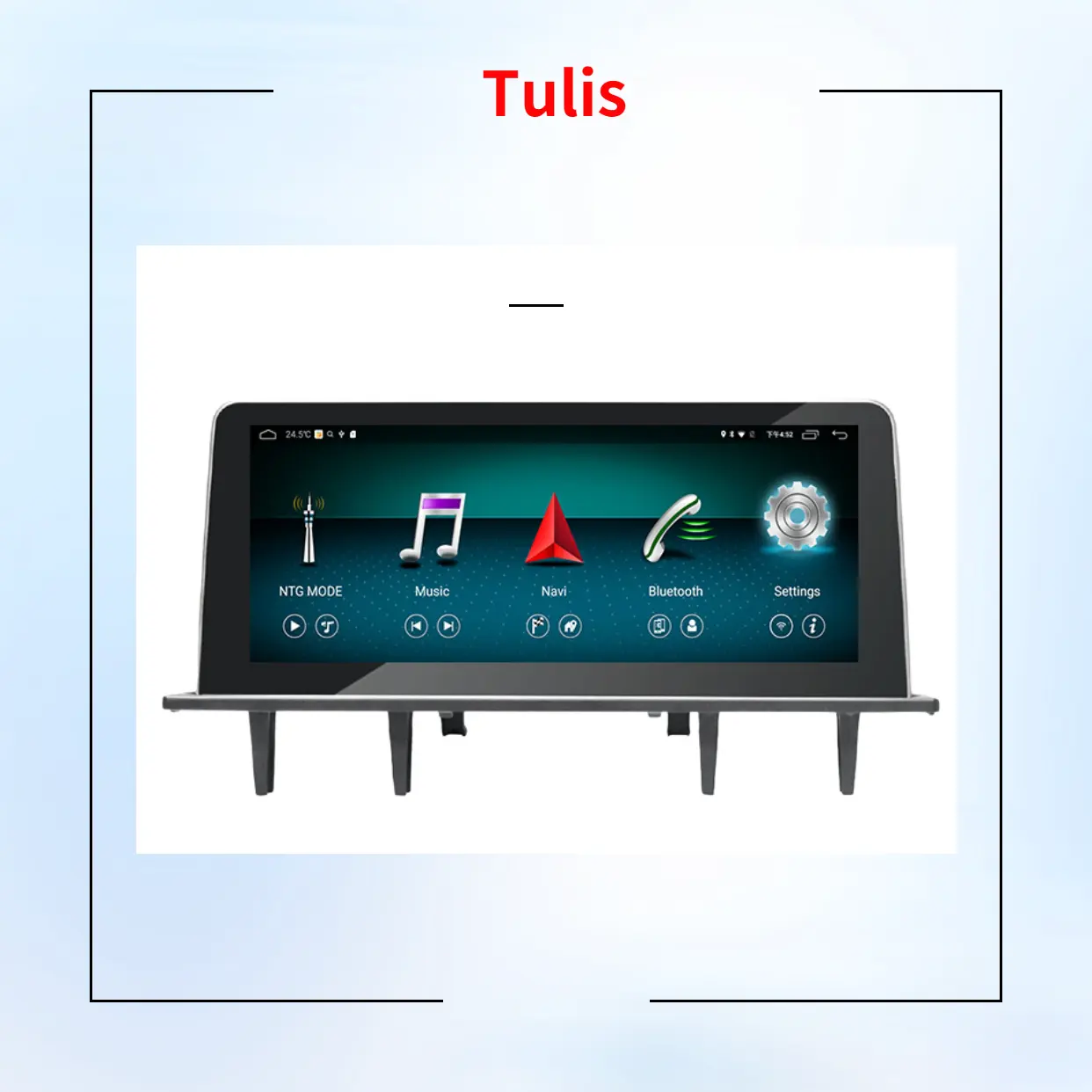 Digital Display Built-In Speaker Microphone Multimedia Stereo Android Fm Mp3 Radio Cd Universal For Mercedes Benz Car Player