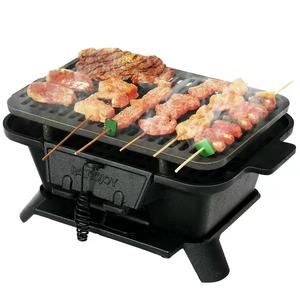 Griglia Hibachi all'aperto piccola griglia a carbone portatile, ghisa Pre-stagionata, griglia da campeggio giapponese Yakitori - Product Image 5