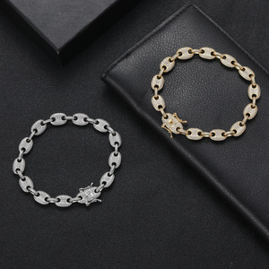 Pig Nose <b>Anklet</b> Women's <b>Anklet</b> 9mm9inch 10inch Single Row Male and Female Zircon - Product Image 2