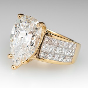 Elegante Anello a Goccia a Forma di Pera per Donne, Accessorio Semplice da Indossare Quotidianamente - Product Image 4
