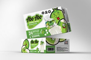 ABO ABO Fruit Juice Drink with Coconut Nata de Coco 320ml Bottle Mixed Fruit <b>Beverage</b> Soft Drinks from Vietnam Factory Wholesale - Product Image 3