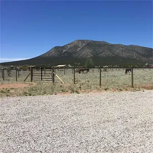 Cerca galvanizada para fazenda de veados, gado, cavalo e vaca, malha de arame com nó fixo