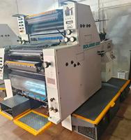 Presse offset à plat semi-automatique 2 couleurs Roland R202 de 1992, d'occasion, grand format pour l'emballage haut de gamme, imprimante spéciale pour factures