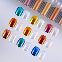 2025 nouveau magique liquide poudre à ongles effet miroir vernis à ongles Chrome décor manucure Pigment liquide Chrome poudre ongles