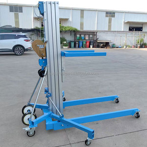 Directo de fábrica, nuevo Manual, elevador de aleación de aluminio, máquina de Material de almacén, elevador de exposición manual para tiendas de impresión - Product Image 3