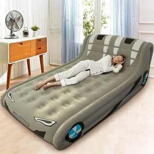Nouveau <span class=keywords><strong>matelas</strong></span> pneumatique LA 2026 avec dossier - <span class=keywords><strong>Pompe</strong></span> automatique pour usage intérieur/extérieur, taille simple/double, camping portable - Product Image 1