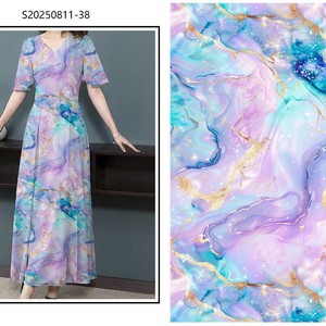 Tela de Rayón Viscosa 100% con Estampado Digital al por Mayor, Diseño de Baile de <span class=keywords><strong>Pipa</strong></span> para <span class=keywords><strong>Vestidos</strong></span> de Mujer - Product Image 4