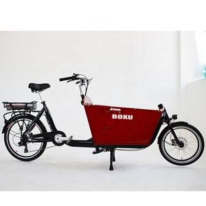 Bafang Bakfiets <span class=keywords><strong>Cargo</strong></span> E-bike 20 "26" Housse de protection contre la <span class=keywords><strong>pluie</strong></span> pour chargeur frontal Vélo <span class=keywords><strong>cargo</strong></span> électrique à deux roues pour livraison - Product Image 3