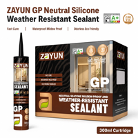 Sellador de Silicona Flexible Antienvejecimiento, Rellena Huecos Exteriores, Resistente a la Luz Solar y la Lluvia para Uso Prolongado en Exteriores