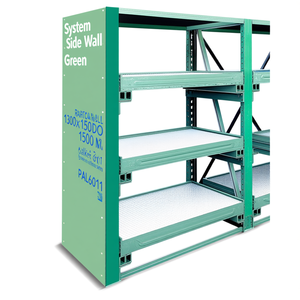 Fami <b>System</b> Ar Side Wall 1300x1500 Mm Green Ral6011 Pallet Rack Component - Product Image 3