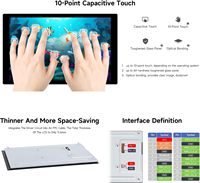 Layar Sentuh Kapasitif Waveshare 8 inci DSI untuk Raspberry Pi 5/4B/3B/CM3/3+/4 Panel IPS 1280 Optical Bonding Toughened