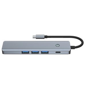 5-Port Loại <span class=keywords><strong>C</strong></span> Splitter Adapter với 4K 30Hz 3 <span class=keywords><strong>c</strong></span>ổng <span class=keywords><strong>USB</strong></span> 3.0 PD 100 wát hiệu suất cao <span class=keywords><strong>USB</strong></span> <span class=keywords><strong>Hub</strong></span> Hợp kim nhôm cho máy tính xách tay - Product Image 2