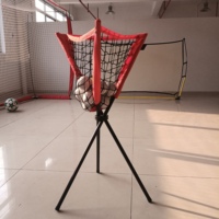 Filets de frappe de baseball et de softball portables de 7x7 pieds pour l'entraînement au frappe, au lancer et à la réception avec un tee de frappe, filet de baseball