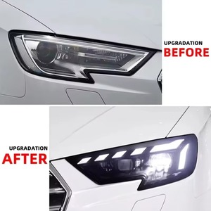 Fari HETOP <span class=keywords><strong>A3</strong></span> S3 2017-2020, Aggiornamento Fari LED con Occhio d'Angelo, Luci di Marcia Diurna e Indicatori di Direzione Anteriori Modificati per <span class=keywords><strong>Audi</strong></span> - Product Image 2