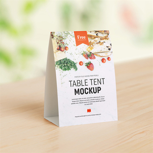 Hot bán nhà máy giá bán buôn Chất lượng cao sang trọng tùy chỉnh giấy bao bì bảng lều - Product Image 4