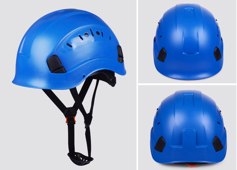 หมวกกันน็อคสีฟ้า