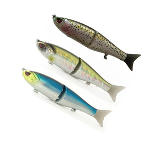 Leurre de pêche à la truite coulant en deux sections – Leurre souple réaliste multi-sections de 17,8 <span class=keywords><strong>cm</strong></span> de long, <span class=keywords><strong>62</strong></span> grammes, leurre dur de grande <span class=keywords><strong>taille</strong></span> pour la rivière - Product Image 3