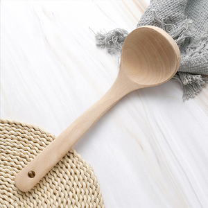 大サイズ天然ブナ油曲げスプーン最小注文10個入り - Product Image 4