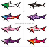 Autocollant 3D Paul Shark 2025 – Logo étanche, motif dessin animé, autocollant décoratif, vente en gros, autocollant d'inventaire