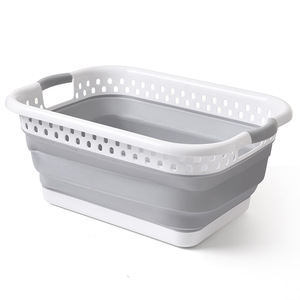 Vente en gros Nouveau panier à <span class=keywords><strong>linge</strong></span> pour bébé <span class=keywords><strong>Rangement</strong></span> pliable en plastique pour vêtements sales pour la salle de bain ou les toilettes pour les petits espaces - Product Image 1