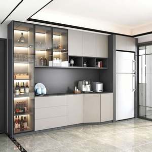 Aimsp Aparador de Madera, Mueble para Vinos Personalizado con Cristal para el Hogar - Product Image 5