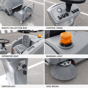 Laite – <span class=keywords><strong>Meilleur</strong></span> Prix : Balayeuse Industrielle Autoportée Électrique pour Nettoyage de Voiries, Feuilles, Poussière et Déchets – <span class=keywords><strong>Aspirateur</strong></span> de Rue - Product Image 2