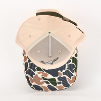 Gorra de Béisbol Personalizada para Hombre, Estilo Camuflaje, de Alta Calidad, 5 Paneles, Visera Curva, Gorras con Bordado de Animales, Logotipo Personalizado, Gorra de Papá
