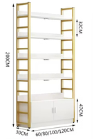 Support de parfum et armoire de comptoir en bois grainé personnalisé, étagère de supermarché pour la décoration de magasin et présentoir de parfum en métal