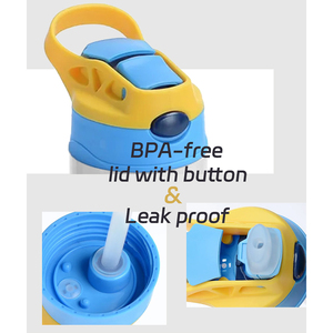 Abd depo 12oz düz çocuk süblimasyon boşlukları Tumbler kupası 304 paslanmaz çelik çift duvar vakum yalıtımlı su şişesi - Product Image 3