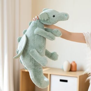 Juguetes de peluche de dragón de nieve Rosa gigante, dinosaurio de Dragón Volador, juguete de peluche de Pterosaurio, muñecos de peluche, almohada suave de dinosaurio, regalo - Product Image 4