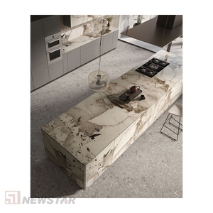Hermosas encimeras de cuarcita de lujo para decoración de salas de estar en villas de alta gama - Product Image 3