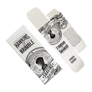 Caja de <span class=keywords><strong>maquillaje</strong></span> con logotipo personalizado para el Día del Padre, caja de papel de embalaje para <span class=keywords><strong>brochas</strong></span> de crema de afeitar, regalo para hombre - Product Image 1